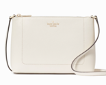 New Kate Spade Leila Crossbody Pebble Leather Parchment with Dust bag - $94.91