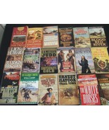 Lot of 15 WESTERN COWBOY VINTAGE PAPERBACKS See photos for authors serie... - £14.22 GBP
