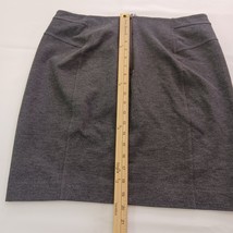 New York & Company Women's Size 12 Gray Stretch Rear Zip Pencil Skirt RN#23243 image 6