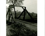 Vtg RPPC 1940s Wood Bridge #4 Hickory Pennsylvania PA - UNP - £14.66 GBP