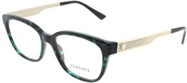 VERSACE Eyeglasses VE3240 5076 54mm Green Havana / Demo Lens - $109.95