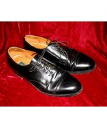 Mens Cole Haan Blk Leather Shoes Lexington 12 D Cap Toe - £59.95 GBP