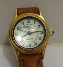 Geneva Mens Classic Quartz Watch NOS 23CM case - $18.38