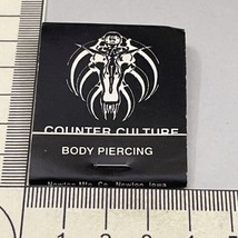 Matchbook Cover  Counter Culture Body Piercing  Gulf Shores, AL  gmg Unstruck - £9.72 GBP