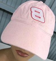 Dale Earnhardt Jr Womens Nascar Pink Strapback Baseball Cap Hat - £10.53 GBP