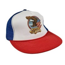 United We Stand Patriotic Hat Cap Trucker Snapback Mesh Flag Eagle Red Blue - $10.99