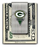 GO PACK! GREEN BAY PACKERS STAINLESS STEEL MONEY CLIP FOOTBALL NFL FREE ... - $20.76