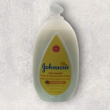 1 x Johnson&#39;s Baby Lotion Skin Nourish Shea &amp; Cocoa Butter 16.9 oz Pump - £23.45 GBP
