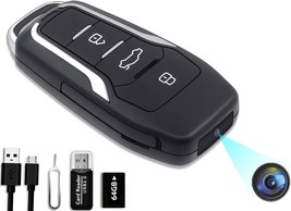 Clodgdgo 64Gb Spy Camera Hidden Camera Car Key, 360-Minute Battery Life ... - £51.09 GBP