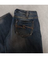 Silver Jeans Aiko Blue Jeans 33x33 Dark Wash Bootcut - £22.87 GBP