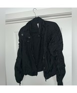 Wet Seal Women&#39;s Bomber Black Jacket Size Large - €21,63 EUR