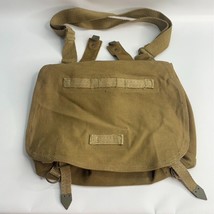 Vintage Czech Military Bread Bag Satchel Shoulder Bag Army Purse - $34.64