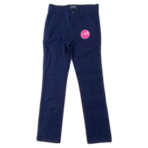 Childrens Place Uniform Pants Girls size 6X/7 Slim Stretch Chinos School Blue - $19.79