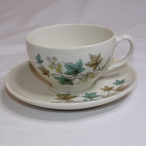 Vintage Carefree True China By Syracuse Woodbine 1 Cup And 1 Saucer Pret... - $12.59