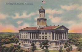 State Capitol Nashville Tennessee TN 1943 Smyrna Postcard D37 - £2.38 GBP