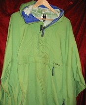 Green LL Bean Pullover Windbreaker Jacket Shirt 2XL XXL - $10.00