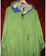 Green LL Bean Pullover Windbreaker Jacket Shirt 2XL XXL - £7.99 GBP