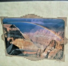 Southwestern Photo Signed Art Rainbow Grand Canyon Colorado River AZ Cut Matte - £16.35 GBP