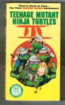 TMNT 3 Turtles in Time VHS 1993 Original Movie Samurai Japan Time Travel - €12,61 EUR