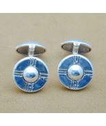 Gorgeous Sterling Round With Symbols Links Of London Cufflinks ELEGANT - $124.99