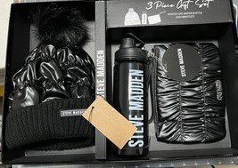 Steve Madden 3 Piece Gift Set Winter Hat, Water Bottle and Wristlet - $65.11