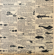 1901 Fishing Lures Tackle Reproduction Advertisement Sears Outdoors Bait... - $367.66 MXN 1901 Fishing Lures Tackle Reproduction Advertisement Sears Outdoors Bait... - $367.66 MXN