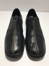 Cole Haan Country Men&#39;s Black Leather Size 10M Slip On Made in Brazil Casual - £51.56 GBP