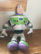 Disney Toy Story Plush BUZZ LIGHTYEAR w Andy on Foot Stuffed Movie Character Dol - £6.13 GBP