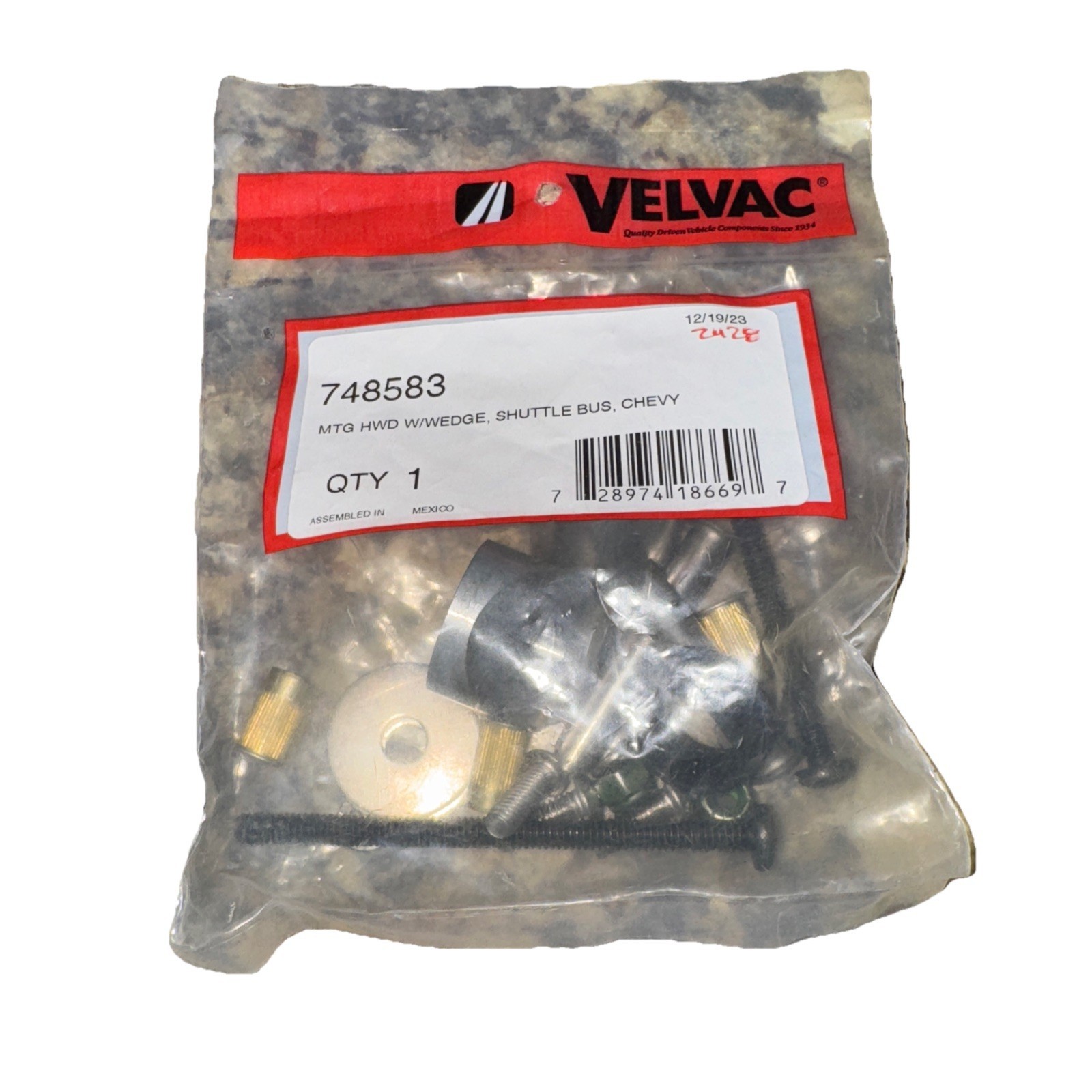 VELVAC 748583 2020/2020XG MIRROR MOUNTING HARDWARE - $8.78