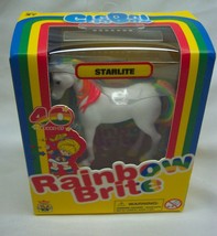Vintage Style 40 Years Rainbow Brite Starlite Horse 2 &quot; Plastic Toy Figure New - £13.05 GBP