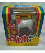 Vintage Style 40 Years Rainbow Brite STARLITE HORSE 2 &quot; Plastic TOY FIGU... - £13.03 GBP