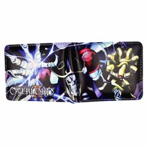 New Arrival Anime Overlord Wallet Short Purse Men&#39;s PU Leather Wallets With Coin - £12.64 GBP