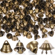 200 Pcs Mini Bronze Decorative Bells Vintage Craft Bells 16 Mm Small Bel... - £27.13 GBP