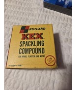 Vintage Rutland Kex 1lb Spackling Compound . 29 cent Price Stamp - $181.65 MXN