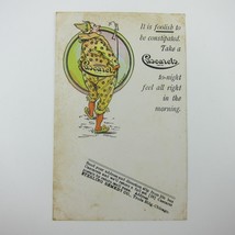 Postcard Cascarets Quack Medicine Advertising Sterling Remedy Clown Antique - £11.77 GBP