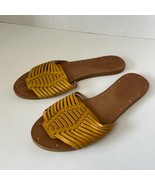 Madewell Women&#39;s Willa Huarache Slide Sandal RH8 Yellow Size US Size 6 - $21.73