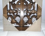 Handcrafted Cross Wooden Square 11.75*11.75 Inch Light Weight - £16.02 GBP