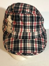 Disney Mickey Mouse cap hat Plaid Adjustable H1 - £11.47 GBP