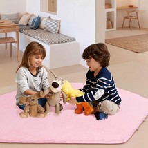 55&quot; Dia Hexagon Rug Pad Mat For Kids Playhouse Play Tent Soft Area Rug Carpet - £16.41 GBP