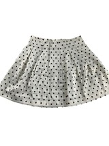 Banana Republic Womens Mini Skirt Size 2 White Black Geometric Pleated A Line - £18.99 GBP