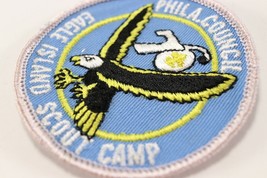 Vintage Philadelphia Council Eagle Island Twill Boy Scout America BSA Camp Patch - £7.59 GBP
