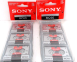 2X Sony MC60 Microcassettes 60 Minutes Each Side =240 Minutes Total - $9.89