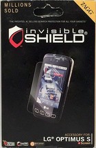 New Zagg Invisible Shield Military Grade Phone Screen Protector For Lg Optimus S - £4.46 GBP