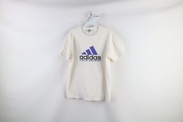 Vintage 90s Adidas Womens Medium Distressed Spell Out Field Hockey T-Shirt USA - £27.57 GBP