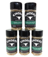 ( Lot 5 ) Kinder&#39;s Garlic &amp; Herb w/ Sea Salt &amp; Lemon Seasoning 2.4 oz Ea... - £21.70 GBP