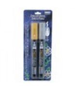 Uchida Deco Fabric Marker 2 Pack Gold and Silver - $191.80 MXN
