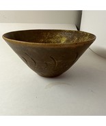 Hand Spun Pottery Bowl Signed By Artist - $29.99