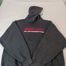 Jerzees Nublend AUTO WORKS Men's Red Cotton Blend Pullover Hoodie Sweatshirt XL image 9