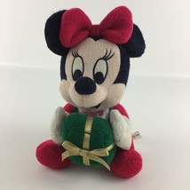 Disney Babies Minnie Mouse Baby&#39;s First Christmas 9&quot; Plush Stuffed Toy H... - £21.47 GBP