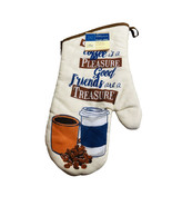 HC Good Coffee Is A Pleasure Good Friends Are A Treasure.7x13” Oven MITT - $183.08 MXN